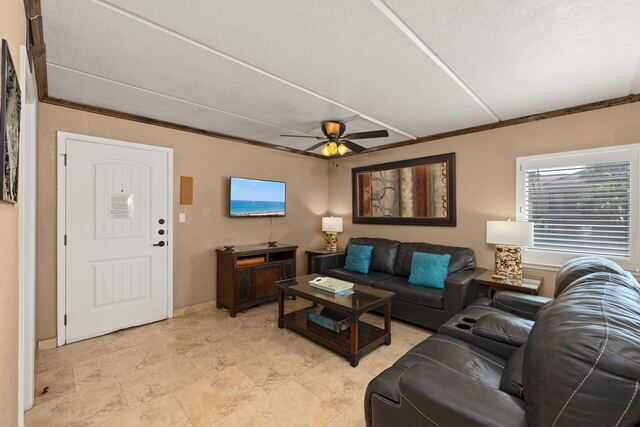 Outdoor dining area at Athena Ares Seaside Estate, South Padre Island