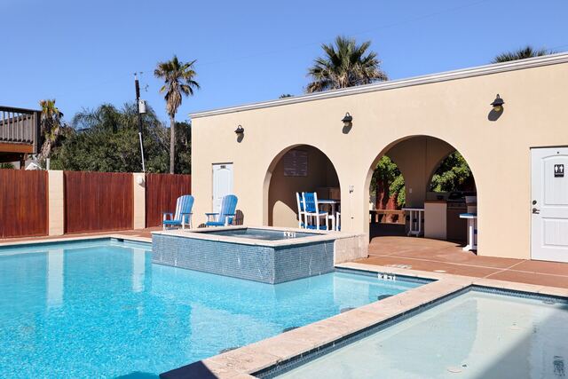 Athena Ares building exterior at Athena Ares Seaside Estate, South Padre Island