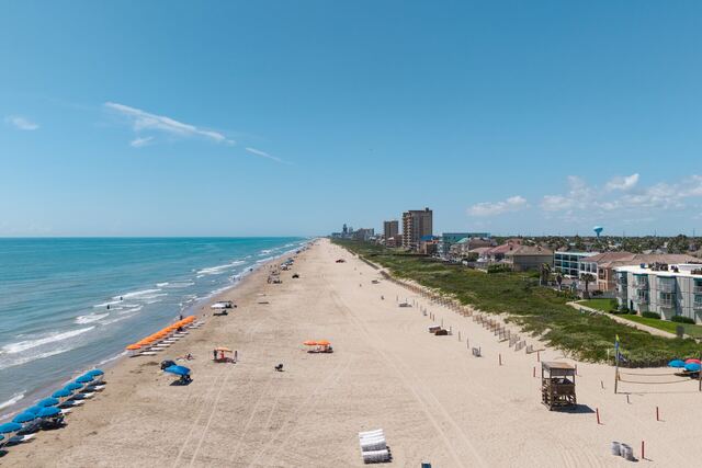 Athena Ares courtyard at Athena Ares Seaside Estate, South Padre Island